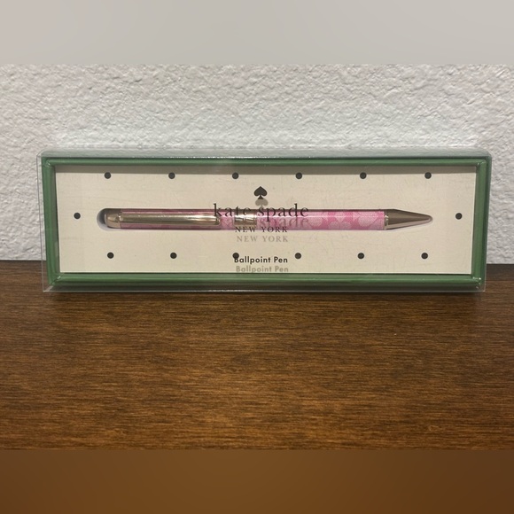 Kate Spade Pink and Gold Ballpoint Pen - Picture 1 of 4